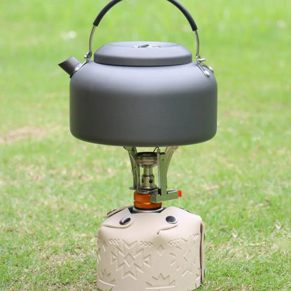 Mini Integrated Camping Stove, Portable Burner with Electronic Ignition, Compact Outdoor Cooking Stove for Camping Picnic