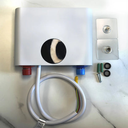 220V Electric Tankless Instant Water Heater Wall Mounted LED Display 5500W Geyser chauffe eau Under Sink Bathroom Kitchen Shower