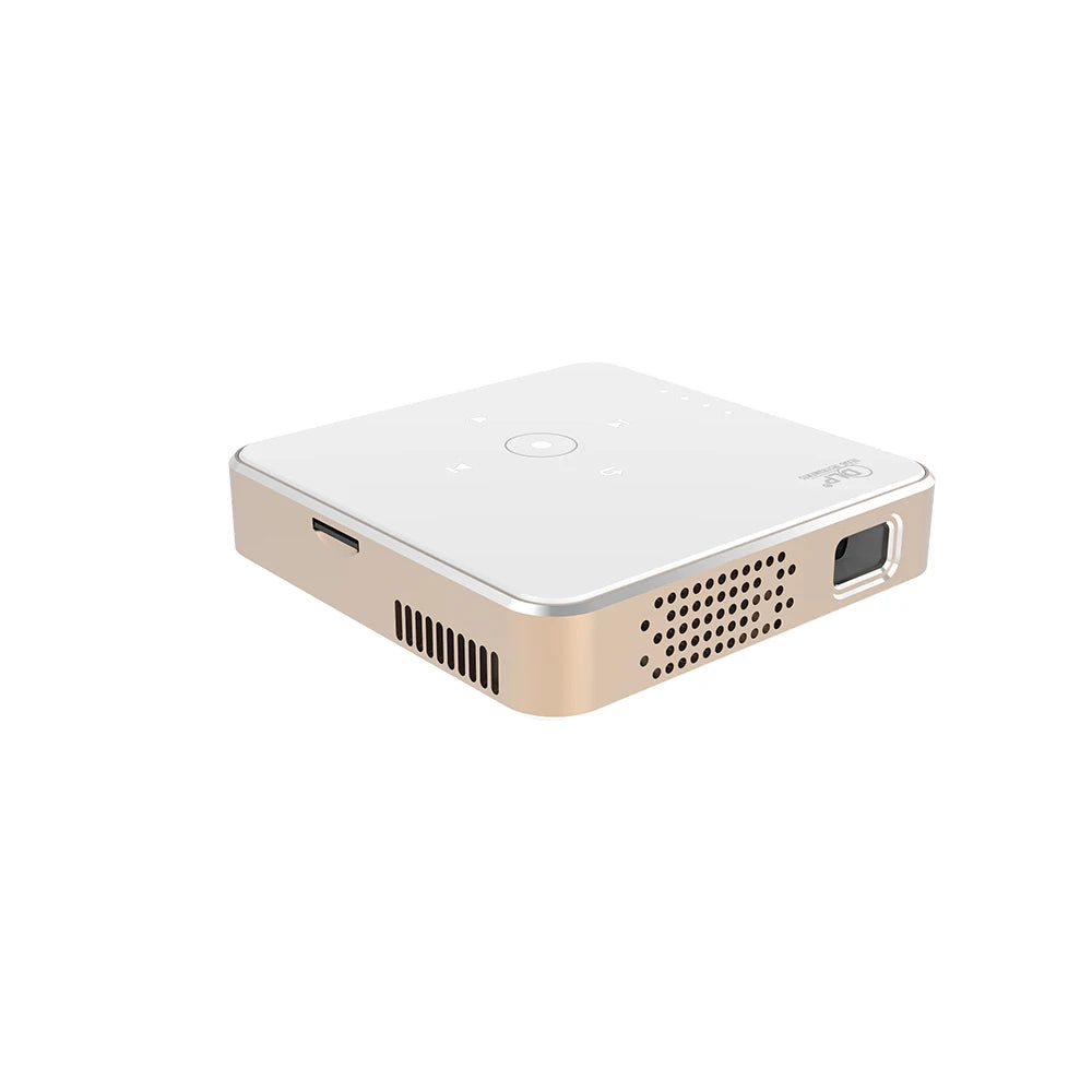 Salange P30 Mini Projector DLP Portable Home Theater 1080P 4K Supported Wifi Screenless TV for Mobile Phone Smartphone