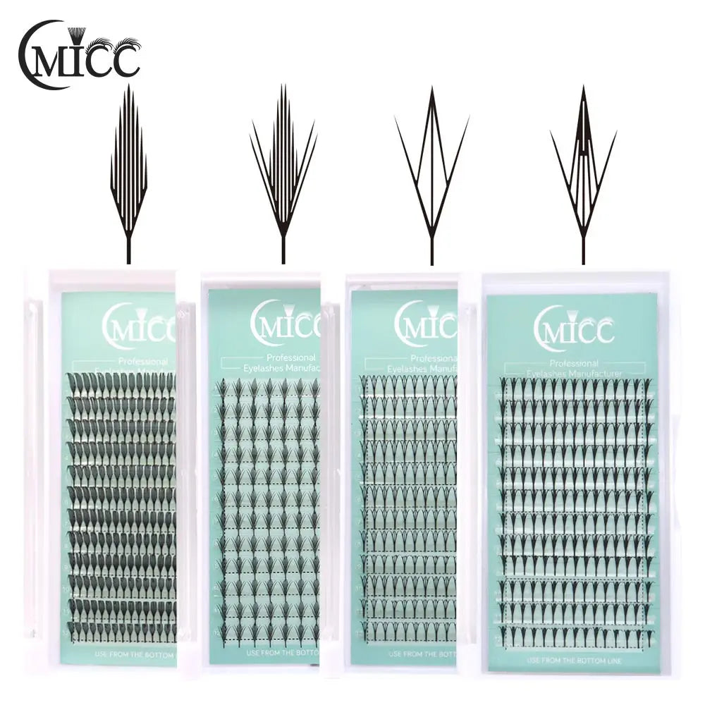 Comic Spire Eyelash Extension Lightweight Feather Premade Fans Eyelashes Extension Tower Top Soft Natural Makeup Lashes