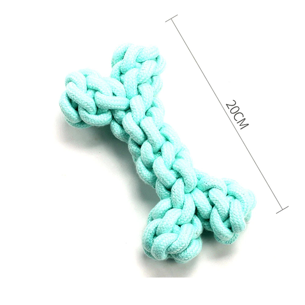 1pc Pet Dog Toys for Large Small Dogs Toy Interactive Cotton Rope Mini Dog Toys Ball for Dogs  Accessories Toothbrush Chew Puppy