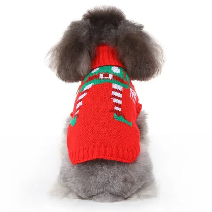 Dog Sweater, Pet Hoodie, Skull Coat, Pet Clothing, Elk Christmas Puppy Dog Clothes, Autumn Pet Clothes