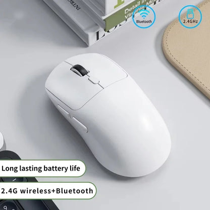 Lenovo Mouse Bluetooth 2.4G Wireless Three-Mode Rechargeable Ergonomic Office Gaming Portable Mice For iPad PC Laptop Mouse ﻿