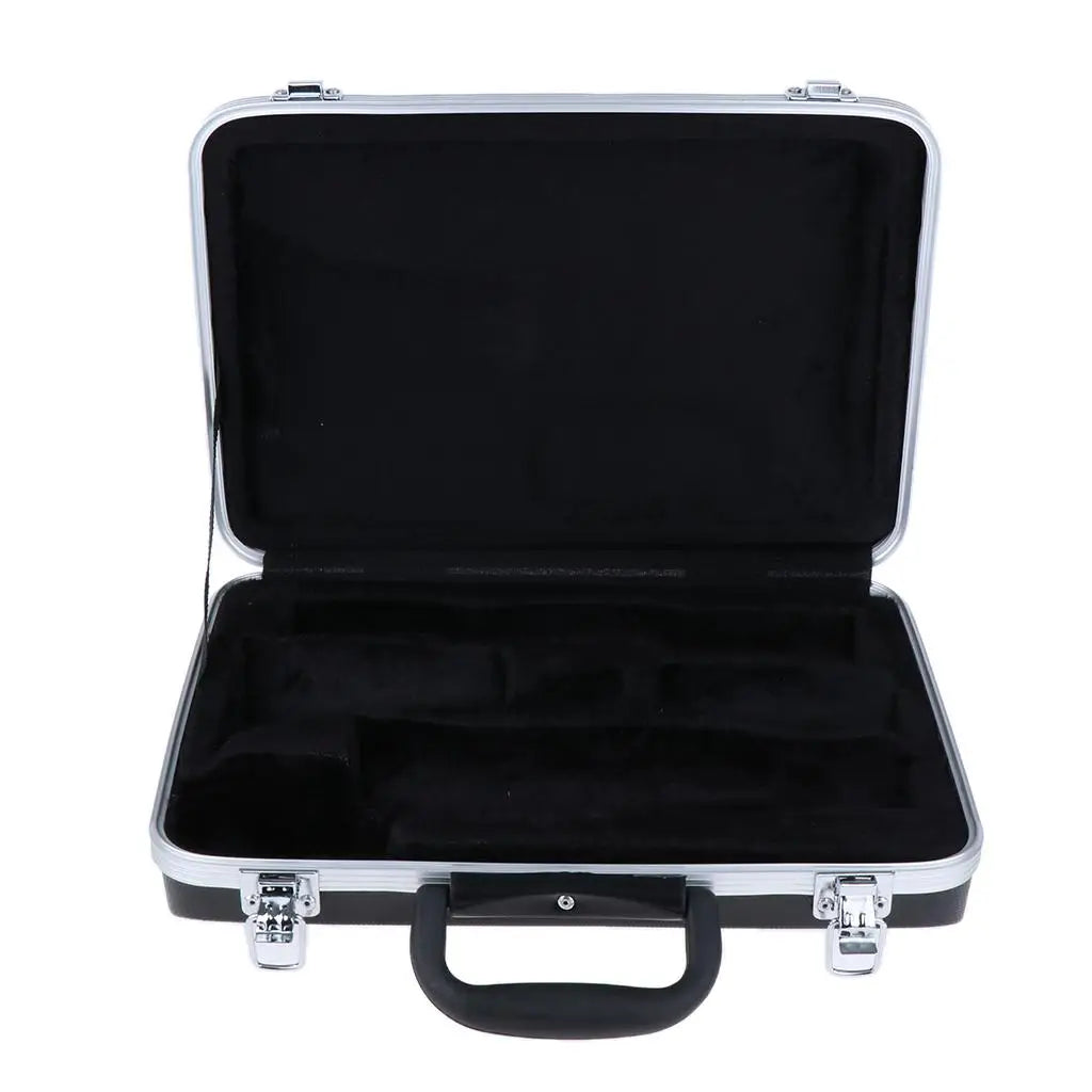 Clarinet Carrying Suitcase Box ABS Material Suspension Padding Accessories Bag for Music Instrument Storage