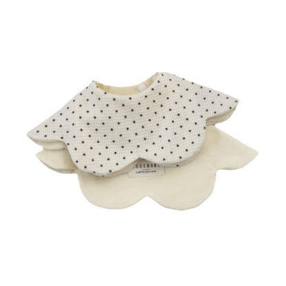 Easy To Wear Cartoon Baby Feeding Bib Two-sided Usable Cotton Baby Drool Bib Absorbent Washable Cute Saliva Towel Newborn Care