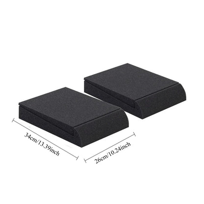 Speaker Sponge Shock Absorbing Pad Desktop Monitor Hardened Shockproof Sound-absorbing Silent Pad Remove Resonance Sponge
