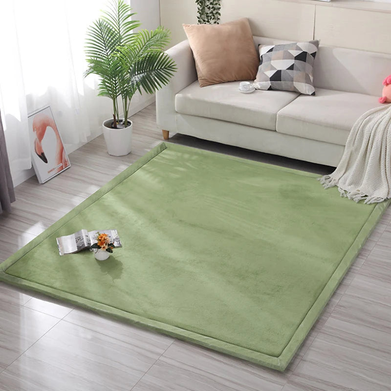 Coral fleece Tatami Mats Large Carpet Thickened Bedroom Carpet Children Climbed Playmat Home mattress Living Room Rug Floor Rugs