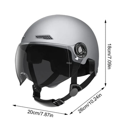 Vintage Motorcycle Classic Helmet Retro Scooter Half Helmet Men Women Safe Cycling Helmet Road Bike Bicycle Head Protection