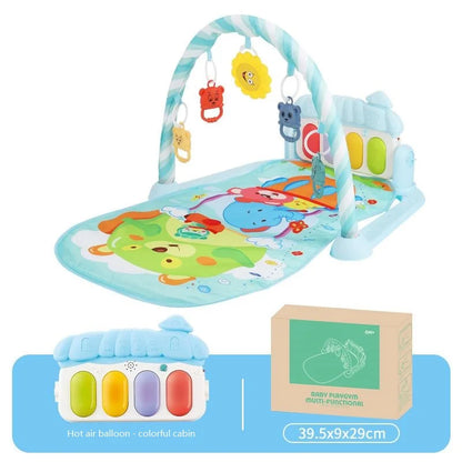 Baby Fitness Racket Piano Toy Newborn Baby Music Pedal Piano Fitness Equipment Soft Detachable Baby Climbing Mat Pedal Toy