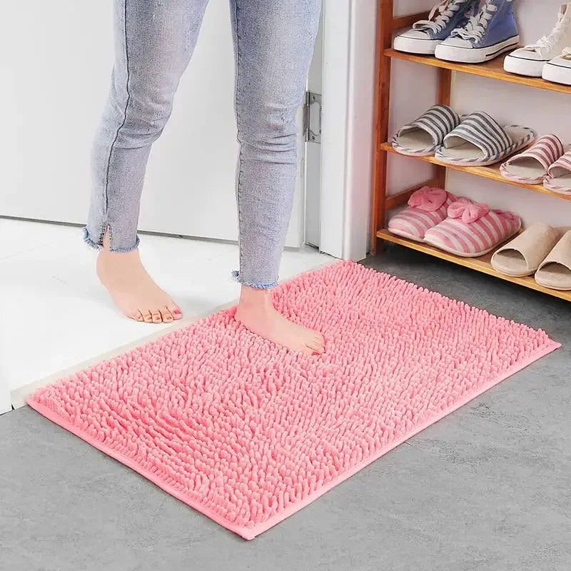 Rectangular Floor Door Mat Carpet, 40X60cm, Soft, Non - Slip, Bathroom, Floor Door Mat, Dirt Barrier