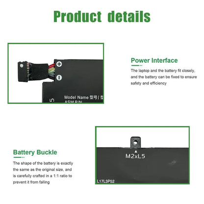 11.1V 01AV463 L17L3P52 Laptop Battery for Lenovo ThinkPad L14 L15 Gen 2 L480 L490 L580 L590 L17L3P51 L17C3P52 L17M3P53 01AV465