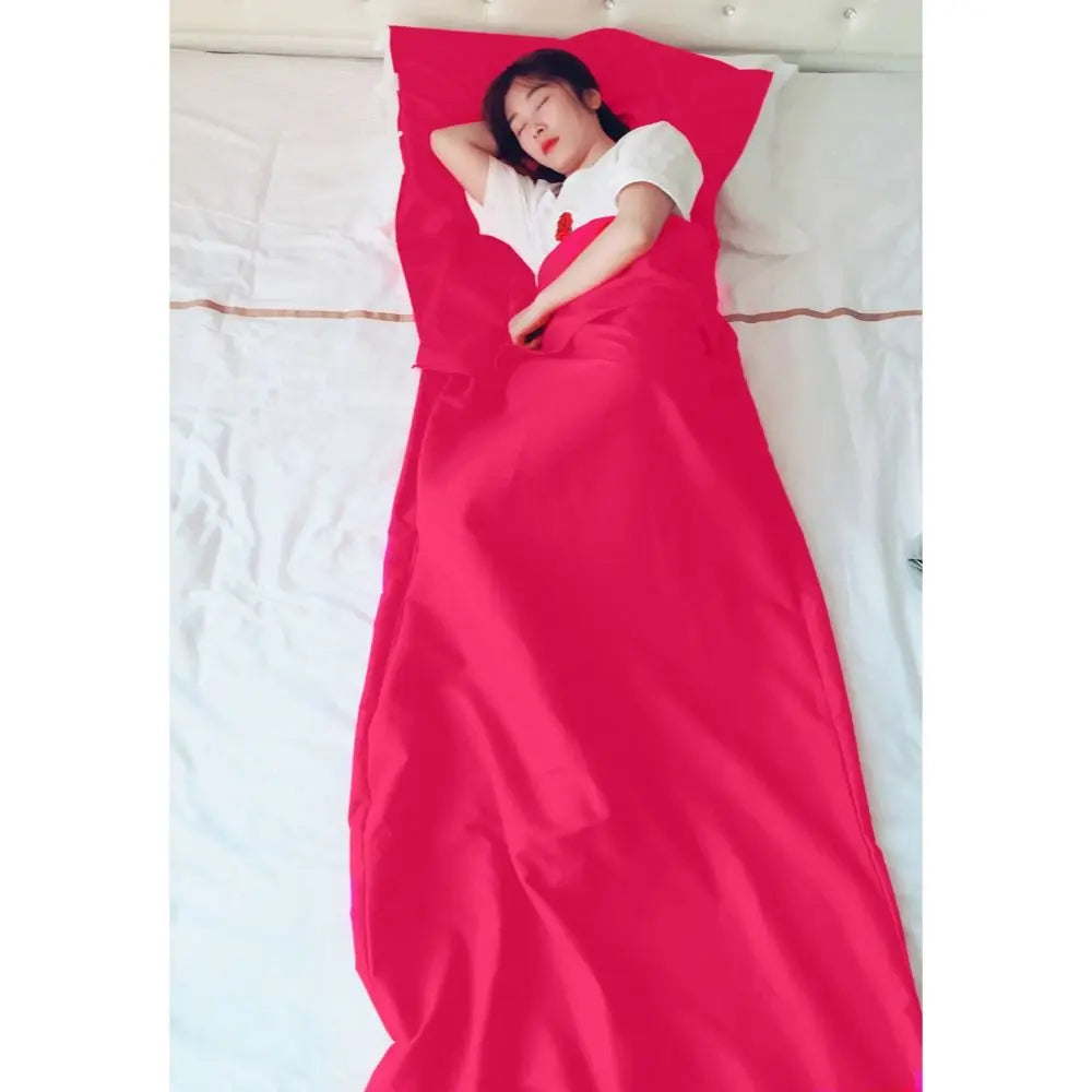 Ultralight Ultralight Sleeping Bag 75*210cm Lightweight Envelope Bedding Colorful Cotton Travel Sleep Liner Sheet
