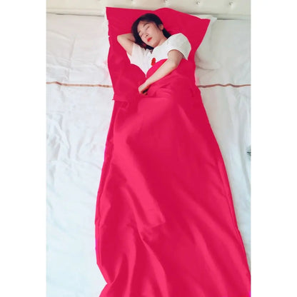 Ultralight Ultralight Sleeping Bag 75*210cm Lightweight Envelope Bedding Colorful Cotton Travel Sleep Liner Sheet