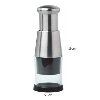 Stainless Steel Manual Hand Chopper Kitchen Tools Vegetable Chopper Mini Garlic Mincer for Garlic Ginger Herbs Nuts
