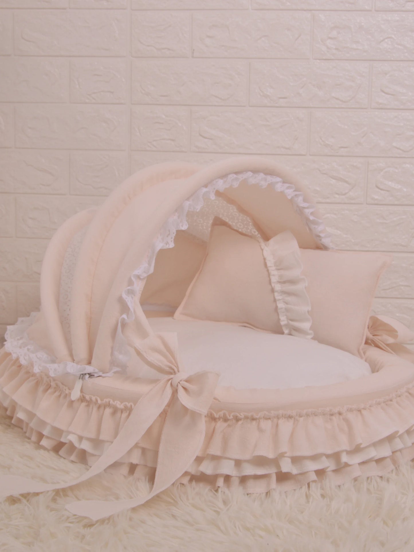 Pet Cradle Bed Dog'S Lace Nest For High-End Comfort Dog Bed Luxury Pet Bed