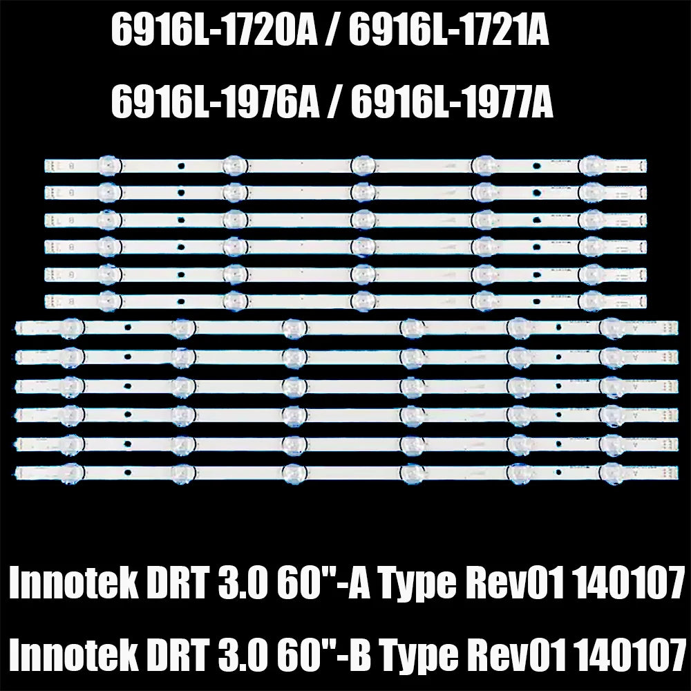 LED Backlight For 60LB6500 60LF6090 60LB7100 60LB6000B 60LB6100 60LY340C 60GB580V 60LY340V 60LB860V 60LB650V 60LB6300 60LB5900