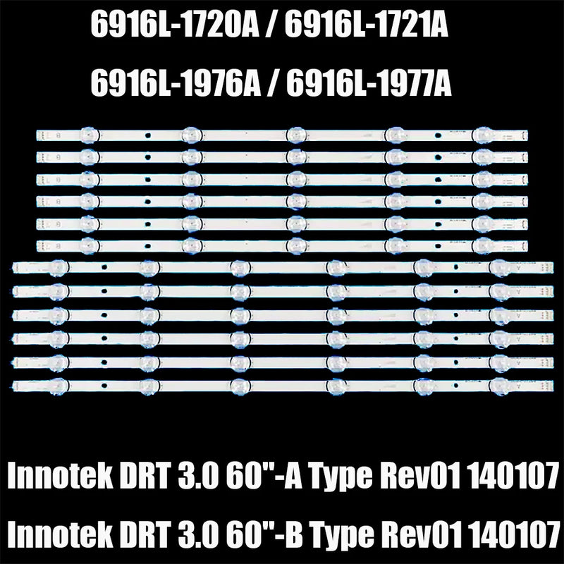 LED Backlight For 60LB6500 60LF6090 60LB7100 60LB6000B 60LB6100 60LY340C 60GB580V 60LY340V 60LB860V 60LB650V 60LB6300 60LB5900
