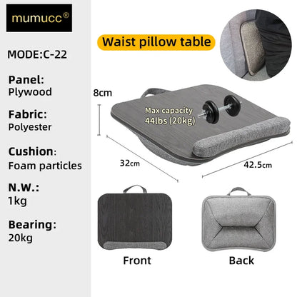 MUMUCC Study Table Bed Desk Student Dormitory Bedroom Laptop Desk Pillow Small Table Applicable To Students Etc