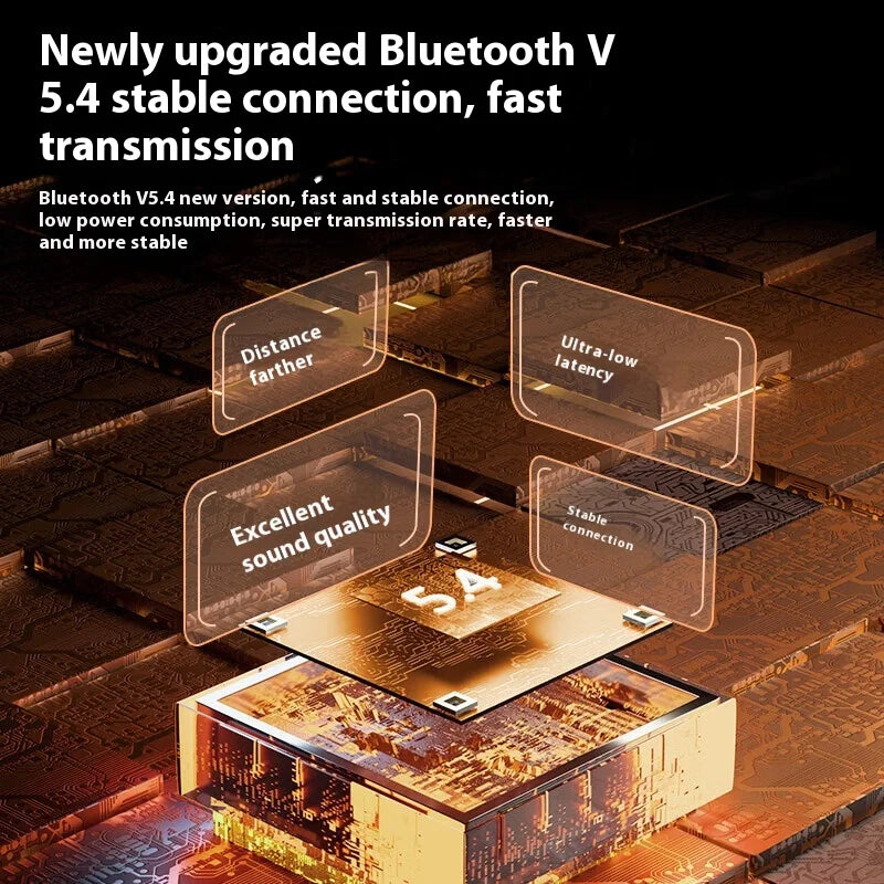 Original Lenovo LP70 PRO Intelligent Touch Screen Wireless Earphones Bluetooth Headphones Music Call Game Noise ReductionEarbuds