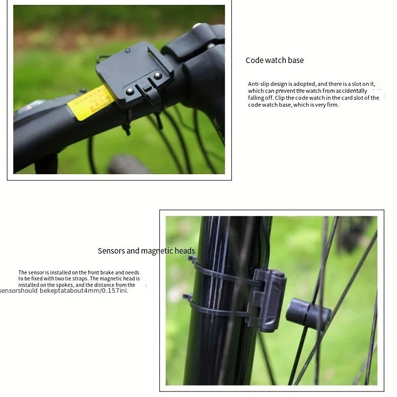 Bicycle Bicycle Bicycle Lcd Display Digital Computer Speedometer Bicycle Computer
