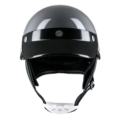 Retro Motorcycle Helmet Motorcycle Helmet for Harley Four Seasons Personality Scoop Helmet Electric Car Half Helmet