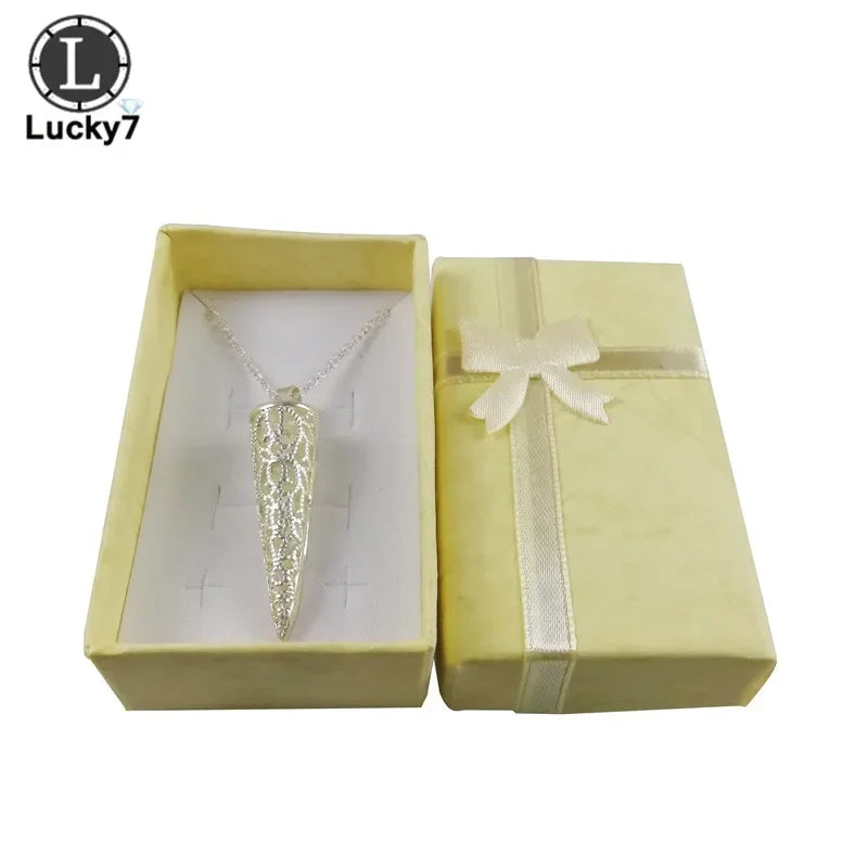 24pcs/Lot Jewelry Sets Display Box For Necklace Earrings Ring 5*8*2.5cm Packaging Shadow Box Jewelry Organizer
