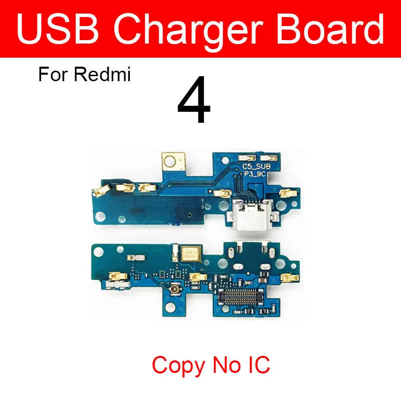 Charging USB Jack Port Board For Xiaomi Redmi 2 2A 2S 3Pro 3X 4 4Pro 4A 4X 5 5Plus 5A 6Pro 6A 7 7A 8A 9 USB Charger Dock Board