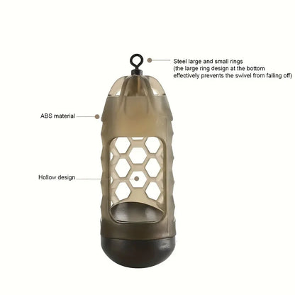 2/3pc Carp Fishing Feeder with Weight | Light Brown High-Density Polymer Bait Holder for Efficient Distribution & Easy Loading