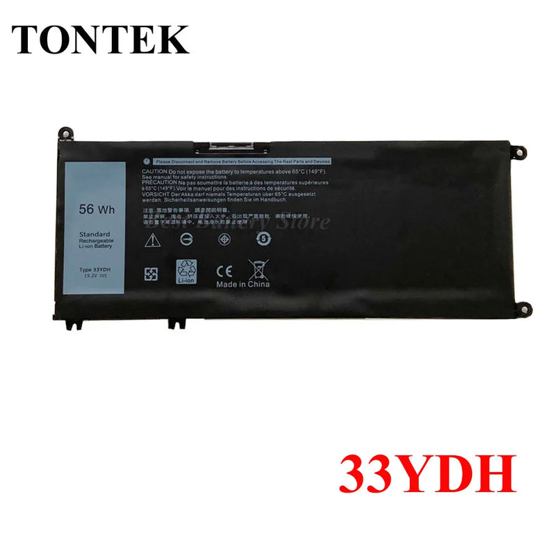 33YDH Laptop Battery For Dell Inspiron 17 7778 7779 7773 15 7577 G3 15 3579 5587 17 3779 7588 P30E Series