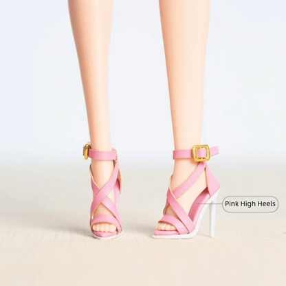 Shoes Accessories Handmade Shoes Exquisite 1/6 Supermodel BJD Shoes High Heels Accessories
