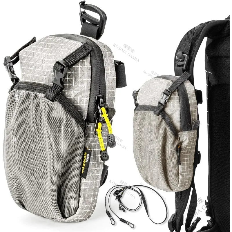 Backpack Shoulder Strap Attachment Bag Smartphone Pouch Waterproof Strap Pack for Sports Hiking Camping Lightweight