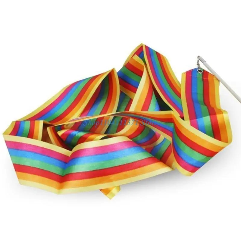 P9FC Rhythmic Gymnastics Ribbons Artistic Dancing Ribbon Dance Ribbon Twirling Batons