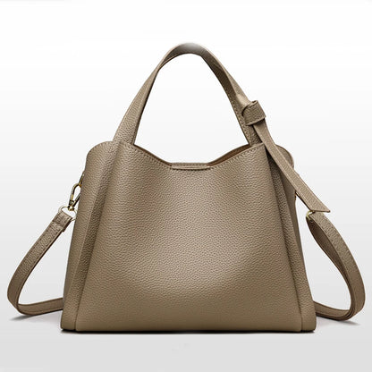 Women's Handbags Retro Fashion Simple New Texture Large Capacity Shoulder Bag Portable Messenger Bucket Bag
