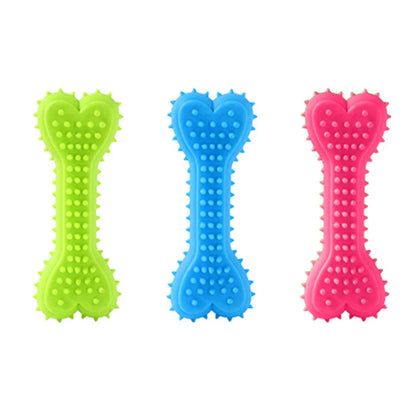 Durable Non Toxic Rubber Small Dog Toys Cute Appearance Biteproof Puppy Teething Chew Toys Interactive Training Play Pet Supplie