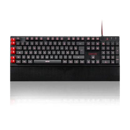 Redragon K505 Gaming Keyboard, French AZERTY, Rainbow Backlight, 26 Anti-Ghosting Keys, Wired Gaming Keyboard, Membrane Keyboard