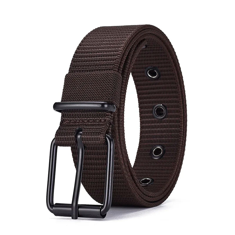 Fashionable Men's Pin Buckle Belt High Quality Simple Outdoor Adventure Multifunctional Belt Retro Men's Birthday Gifts
