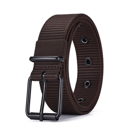 Fashionable Men's Pin Buckle Belt High Quality Simple Outdoor Adventure Multifunctional Belt Retro Men's Birthday Gifts