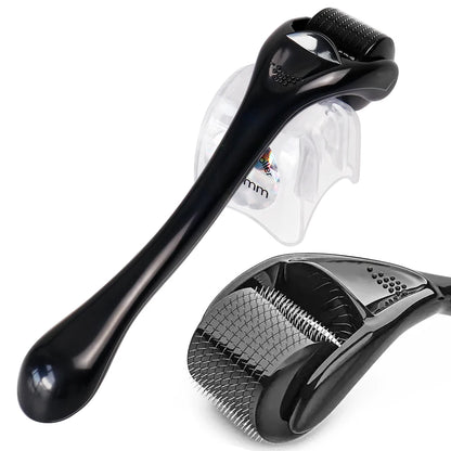 DRS 540 Dermaroller Facial Skin Care Titanium Derma Roller Micro Needle Roller for Hair Regrowth Beard Growth Face Beauty Device