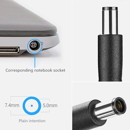 19.5V 3.34A 4.64A 7.4*5.0mm 90W Car Laptop Charger Dc Power Adapter for Dell Latitude E5270 E5450 E5470 E5570 E7270 E7450 E7470