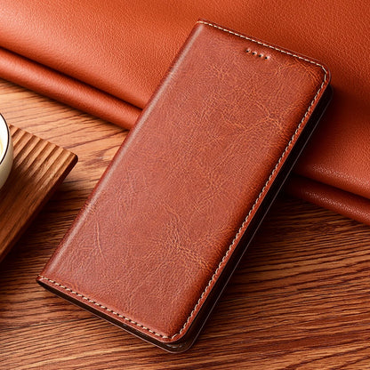 Phone Case for XiaoMi Mi Mix 2 2s 3 4 Mi Max 2 3 4 Pro Crazy Horse Genuine Leather Magnetic Flip Cover