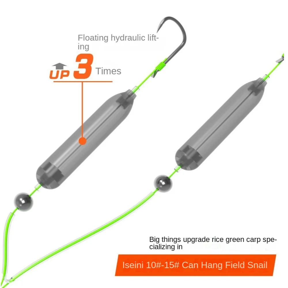 1pc 2 Hooks Fishing Hair Rigs Hook Iseni hook barb Carp Fishing Hook Ready-to-Use Size3#-11# Carp Rigs Fishing Lure