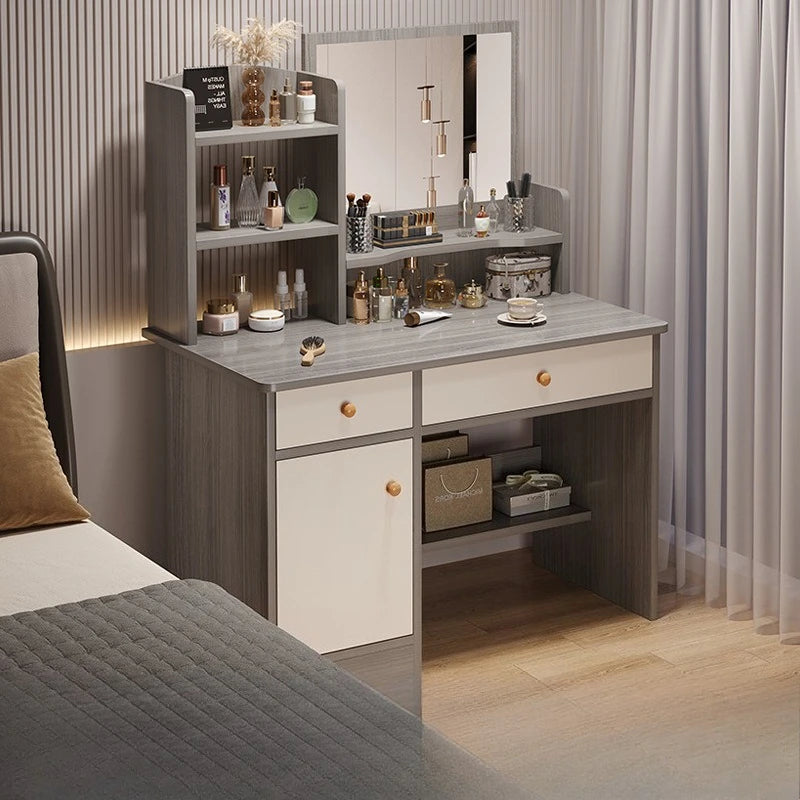 Firm Dresser, chest, integrated girls' bedroom, simple worktable with mirror, makeup table