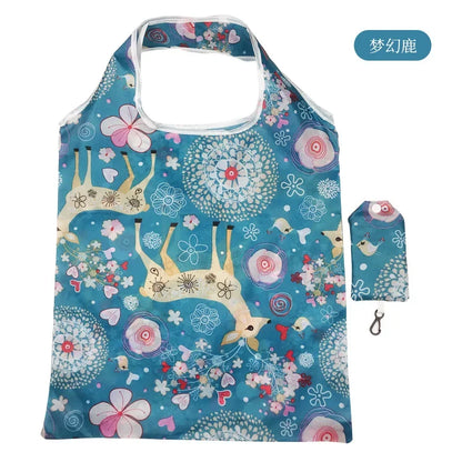 Large Shopping Bag Reusable Eco Bag Package Waterproof Beach Toy Storage Bags Foldable Heavy Duty Grocery Pouch Tote Pouch сумка