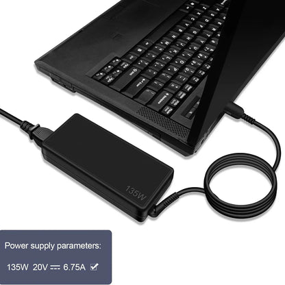 20V 6.75A 135W USB Laptop Ac Adapter Charger for Lenovo Y40-70 Y40-80 Y50-70 Y50-80 Y70-70 Y70-80 Y520-15 Y530-15 Y70-70 Y70-80