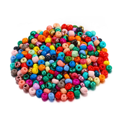 1000/500pcs 3/4mm Glass Seed Beads DIY Accessories Jewellery Making Materials Supplies Pony Bead For Craft Bracelets Jewelry