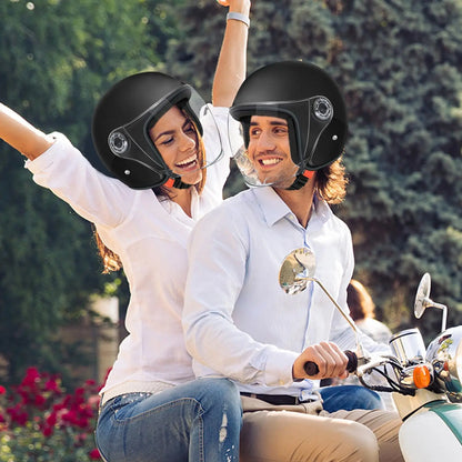Lightweight Motorcycle Hat Scooter Safety Hat Warm Safe Device Comfortable Headwear for Women Travel Road Trip Adults Men Riding