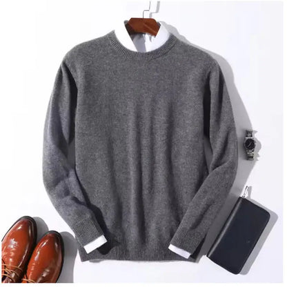 Cashmere Sweater Men Pullover 2025 Autumn Winter Soft Warm Jersey Hombre Jumper Pull Homme Knitted Sweaters