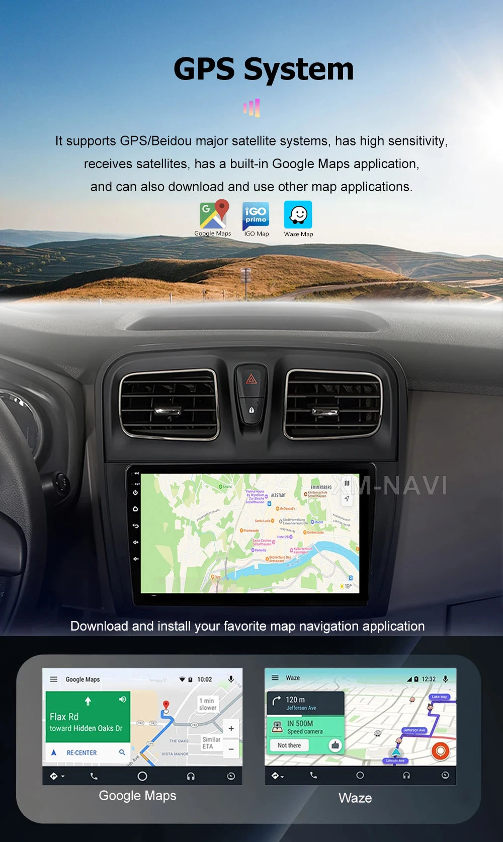Car Radio Multimedia Video Player GPS Navigation QLED Touch Screen For Lada Niva 2021 - 2023 Android 16 Auto Wireless Carplay