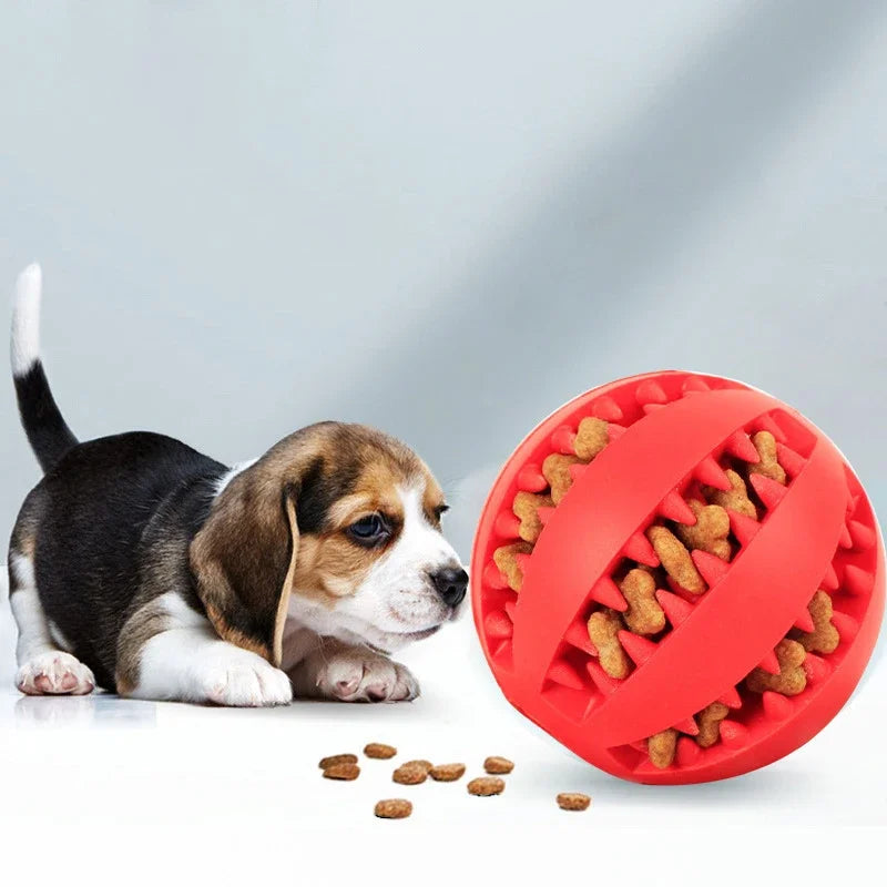 Silicone Pet Dog Toy Ball Interactive Bite-resistant Chew Toy for Small Dogs Tooth Cleaning Elasticity Ball Pet Products 5cm