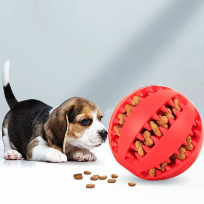 Silicone Pet Dog Toy Ball Interactive Bite-resistant Chew Toy for Small Dogs Tooth Cleaning Elasticity Ball Pet Products 5cm